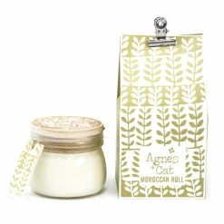 Agnes & Cat Small Kilner Jar Candle Moroccan Roll