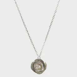 Amanda Coleman New Peony Pendant With Pearl Necklace