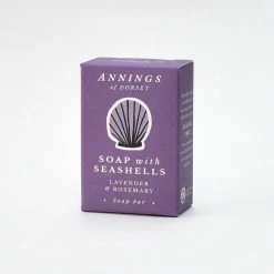 Annings Of Dorset Lavender & Rosemary Soap Bar New