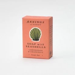 Annings Of Dorset Lemongrass & Grapefruit Soap Bar New