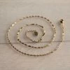 Bazou Finely Twisted Necklace Gold