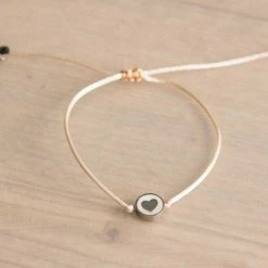 Bazou Mother Of Pearl Heart Bracelet