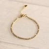 New Bazou Steel Link Gold Small Bracelet