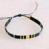 Bazou Tila Bead Black/Anthracite Bracelet
