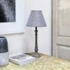 Biggie Best Bobby Dark Base Lamp & Grey Shade Set