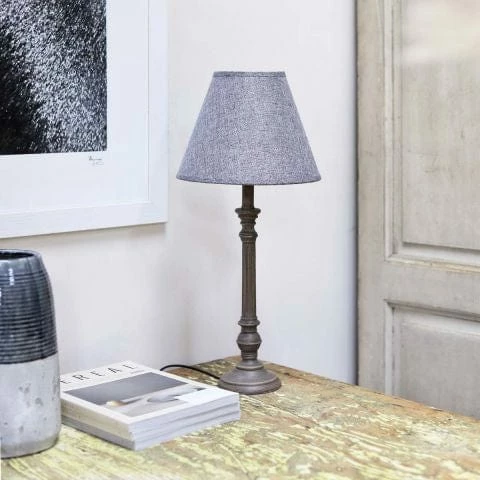 Top 10 🔔 Biggie Best Bobby Dark Base Lamp & Grey Shade Set ⌛ 1 Biggie Best Bobby Dark Base Lamp & Grey Shade Set