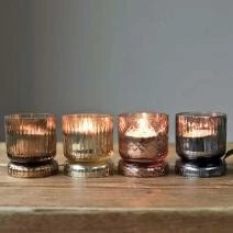 Biggie Best Sirus Small Votive Silver New