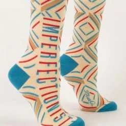 New Blue Q Imperfectionist Ladies Crew Socks