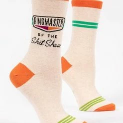 New Blue Q Ringmaster Of The S***show Ladies Socks