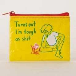 Blue Q Tough As Shit Coin Purse