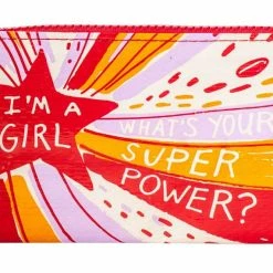 Blue Q Pencil Case I'm A Girl What's Your Super Power Accessories