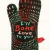 Homewares Blue Q Bake Love To You Oven Glove