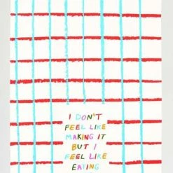 New Blue Q I Don't Feel Like Making It Dish Towel