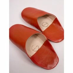 Bohemia Moroccan Babouche Slippers Burnt Orange New