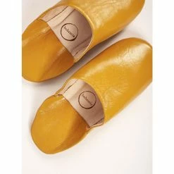 Bohemia Moroccan Babouche Slippers Mustard