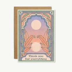 New Cai & Jo Thank You For Everything Card