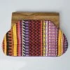 Chloe & Lex New Festival Stripes Wooden Handle Clutch