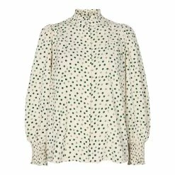 Co'couture Dot Petra Shirt Green New