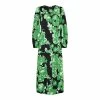 New Co'couture Green Rose Wrap Dress