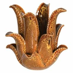 Coach House Ochre Yellow Candle Holder New