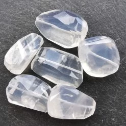 Default Ice Quartz Faceted Nugget Bead Beads