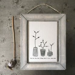 Homewares East Of India Ink Flower Picture The Best Thing