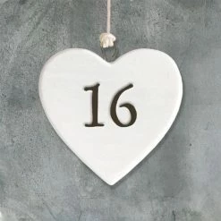 East Of India Porcelain Heart - Age 16