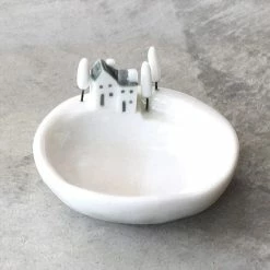 East Of India Little Houses On Bowl-Hillside