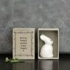 East Of India Matchbox Bunny New