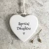 East Of India East Of India Porcelain Heart Special Daughter