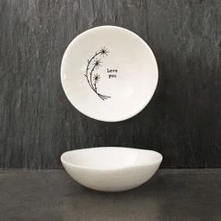 East Of India Sm Hedgerow Bowl - Love You New