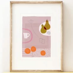Francesca Iannaccone New Still Life With Pears Art Print (Unframed)
