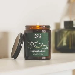 New Gold Moss Scottish Woodland Soy Wax Candle