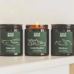 New Gold Moss Scottish Woodland Soy Wax Candle