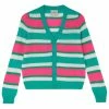 Jumper 1234 Deckchair Stripe Cardigan Emerald
