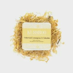 Kushboo Soaps Kushboo Natural Soap Bar Cedarwood, Lemongrass & Calendula New