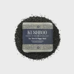 Kushboo Soaps Kushboo Natural Soap Tea Tree & Poppy Seed