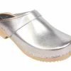 New Lotta From Stockholm Classic Silver Clog