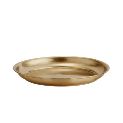 New Madam Stoltz Round Brass Tray