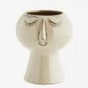 Madam Stoltz Flower Pot Beige New