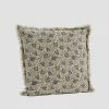 Madam Stoltz Printed Cushion Cover Beige Blue New