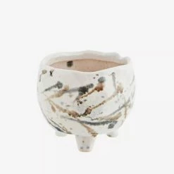 Madam Stoltz Stoneware Flower Pot