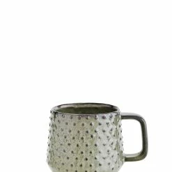 Madam Stoltz Stoneware Mug W/ Dots