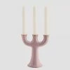 New Madam Stoltz Three Candle Holder Lilac