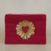 My Doris Gold Heart Coin Purse New