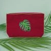 My Doris Tropical Leaf Medium Purse New