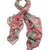 New One Hundred Stars Handkerchief Pink Scarf