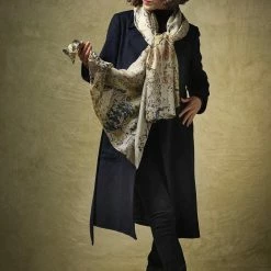 New One Hundred Stars Scarf Dhurrie Taupe