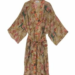 New One Hundred Stars Autumn Chintz Crepe Long Kimono