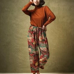 Best deal π New One Hundred Stars Crepe Pants Toile Berry β 5 New One Hundred Stars Crepe Pants Toile Berry